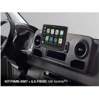 Alpine KIT-F9MB-S907 | 9-Zoll (1-DIN) Einbauset passend für Mercedes Sprinter W907 (VS 30) ab 2018 mit Halo 9