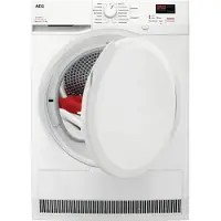 AEG Series 7000 TR7C40588, Freistehend, Frontlader, Wärmepumpe, Weiß, Tasten, Rechts