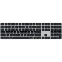 Apple Magic, Verkabelt & Kabellos, USB + Bluetooth, QWERTY, Schwarz