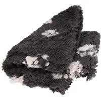Petcare Active Canis Vetbed Large, grey with paws