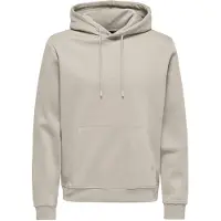 Only & Sons Kapuzenpullover in Silver Lining | Gr.: XXL
