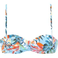 Venice beach Bügel-Bandeau-Bikini-Top "Caru" mit modernem Allover-Print