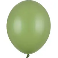 Party Deco Strong Balloons 23 cm, Pastel Rosemary Green (1 pkt / 100 pc.)