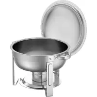 Vevor Chafing Dish Buffet Speisenwärmer mit 2 Behältern in voller Größe (4,7 L pro)