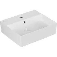 Villeroy & Boch Memento 2.0 Aufsatzwaschtisch 50 cm mit Hahnloch, mit Überlauf