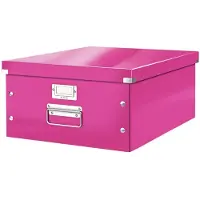 Leitz Ablage- und Transportbox Serie Click + Store, groß, für DIN A3, pink
