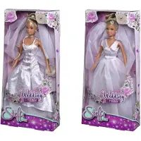 Steffi Love WEDDING Braut Kleid Hochzeit weiß Krone Reif Ankleidepuppe