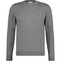 Gant Rundhalspullover "CLASSIC COTTON C-NECK" Premium Strickpullver aus weicher 100% Baumwolle, Übergangspullover