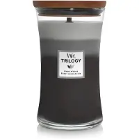 Woodwick Trilogy Large Warm Woods 610g Kerze