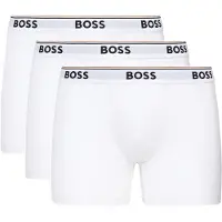 BOSS Dreierpack eng anliegende Boxershorts aus Stretch-Baumwolle Grösse S