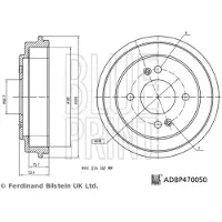 Blue Print Bremstrommel ADBP470050