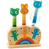 Djeco Holzspielzeug Pipop Pidoo, Babyspielzeug