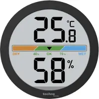 Technoline Thermo-Hygrometer WS9418 dunkelgrau