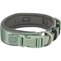 Trixie Halsband Hond Premium Extra Breed Salie / Grafiet Grijs - 40-48X4 Cm