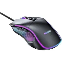 Yesido KB20 Kabelgebundene Gaming-Maus 2,4 GHz, SCHWARZ
