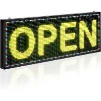 Vevor programmierbare LED Zeichen P10 Vollfarbe flexibles digitales Scrolling Panel
