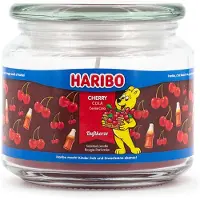 Haribo TM Duftkerzen 300g Glas Rot