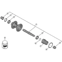 Shimano Nabenachse FH-TC600