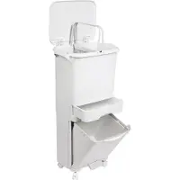 Wellhome Treteimer Für Mülltrennung 42l