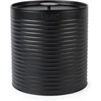 Russell Hobbs RH03269EU7 Ribbed Bread Bin, Black