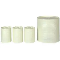 Russell Hobbs RH03270CEU7 Ribbed 4-Piece Countertop Set - Cream