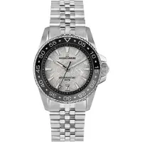 Jacques Lemans Armbanduhr Date Liverpool Diver Grey