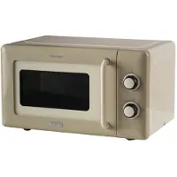 Ariete Vintage Line 3960/03, Arbeitsplatte, Solo-Mikrowelle, 20 l, 800 W, Drehregler, Beige