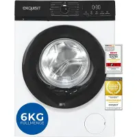 Exquisit Waschmaschine 6kg, Slim, Startzeitvorwahl, 11 Waschprogramme, 1200 U/Min, WA6312-370A weiss