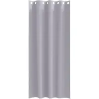 vidaXL Verdunkelungs-Vorhänge mit Ringen 2 pcs Metallic Grau