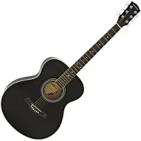 Gear4Music Student Akustikgitarre von Schwarz
