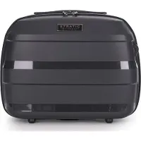 Stratic Gepäckstücke Stratic Kosmetiktasche Reisetasche Straw + Beauty Case Black schwarz