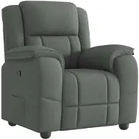 vidaXL Relaxsessel, Stoff, Dunkelgrau