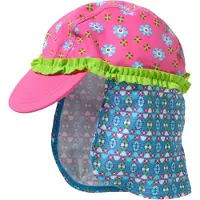 Playshoes Nackenschutzcap "Blumen" in Pink | Gr.: 53 cm