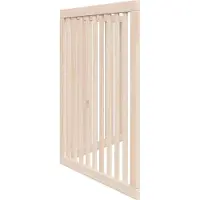 vidaXL 2-tlg. Hundetor Faltbar 160 cm Pappelholz