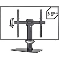Speaka Professional SP-TT-05 TV-Standfuß Höhenverstellbar 81,3 cm (32) - 139,7 cm (55) Neigbar+Schwenkbar