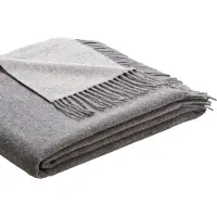 Biederlack Plaid "Soft Impression im Doubleface-Look", Wolle-Kaschmir-Mix