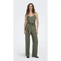 ONLY ONLASTA STRAP BELT JUMPSUIT PNT Deep Lichen Green M/32