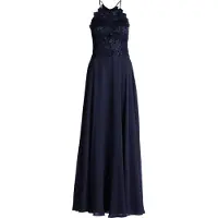 Vera Mont - Cocktailkleid mit Paillettenbesatz - Größe 34 - blau