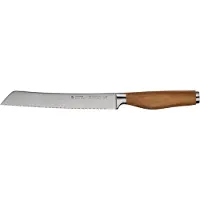 WMF Brotmesser "Grand Wood" 19 cm, Olivenholzgriff, handgeschmiedeter Spezialklingenstahl