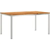 vidaXL Outdoortisch-Set 5 Stk. 150 x 90 x 75 cm