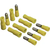 Quadrios 23C493 Rundstecker 4 mm² 6 mm² Gelb 100 St.