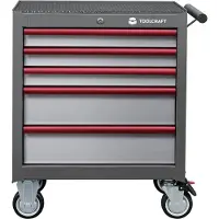Toolcraft 890680 Werkstattwagen Herstellerfarbe: Grau, Anthrazit, Rot