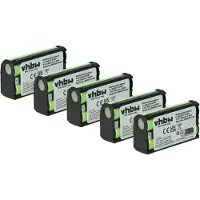 VHBW 5x Akku kompatibel mit Sennheiser SK 500 G3, SK 2020, SK 2020-D, SK 2015, SK 400 G4, SK 500 G2, SK 300 G3 Mikrofon (1500 mAh, 2,4 V, NiMH)