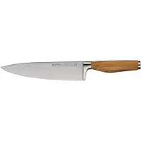 WMF Kochmesser "Grand Wood" 20 cm, Olivenholzgriff, handgeschmiedeter Spezialklingenstahl
