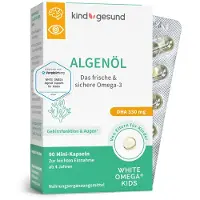 WHITE OMEGA Kids Algenöl Weichkapseln 90 St