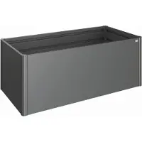Biohort 65015, 1450 l, Rechteck, Grau, Aluminium, Galvanisiertes Stahl, Gemüsebeet