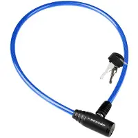 Dunlop - Kabel, Anti-Diebstahl-Fahrradschloss (blau)