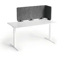 Durable Tischtrennwand faltbar 1.60m PET-Filz/50cm Sichtschutzhöhe
