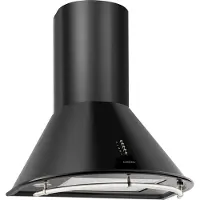 Klarstein Lumio Primo Retro-Dunstabzugshaube 60cm 490 m3/h LED-Leuchten Schwarz