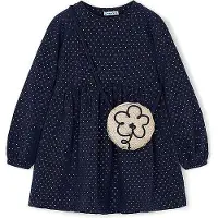 Mayoral Kleid für den Alltag 4926 Dunkelblau Regular Fit